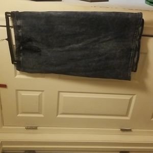 Ashley stewart jean skirt 32